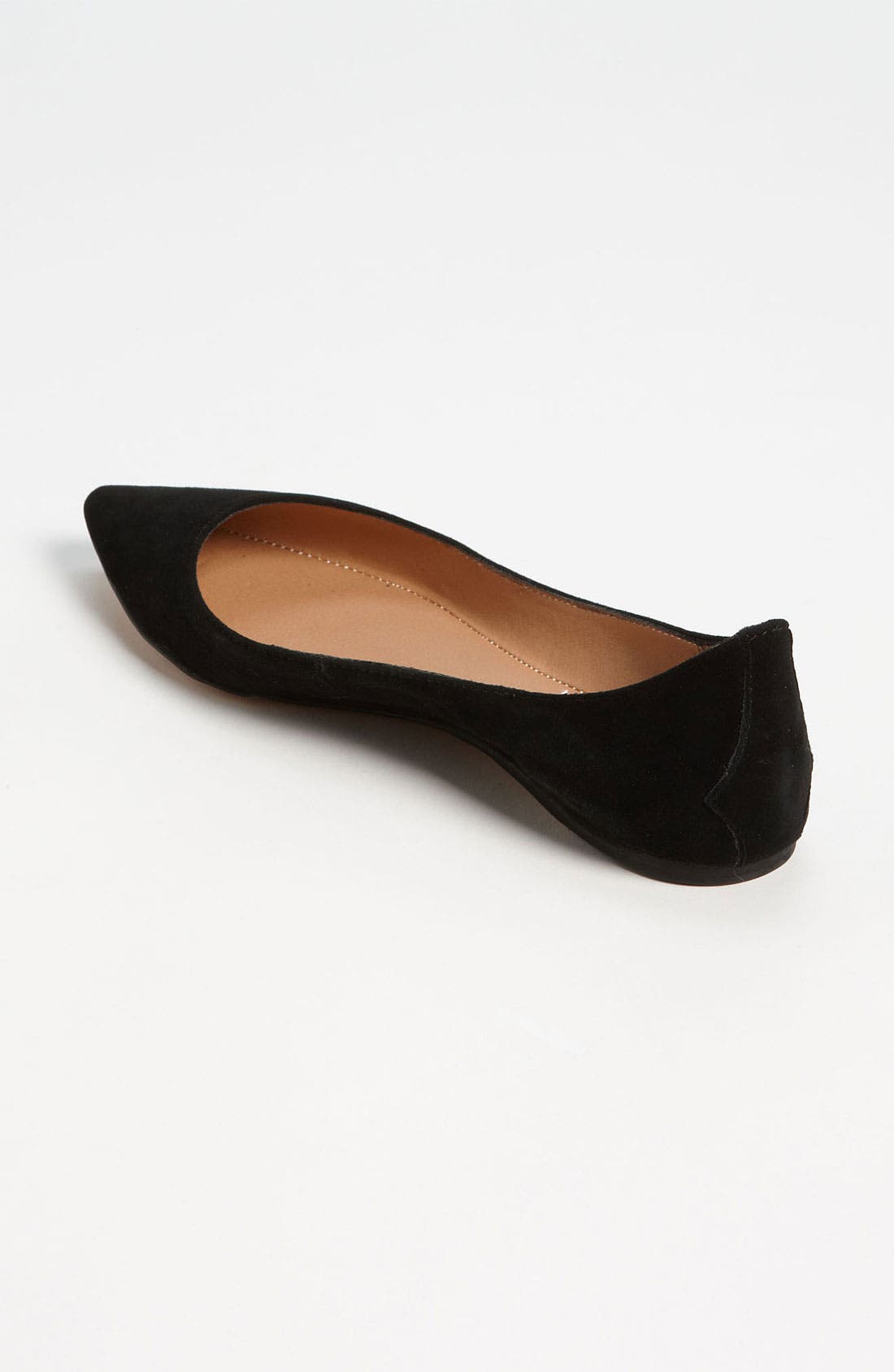 'Vegasss' Flat, Alternate, color, BLACK SUEDE