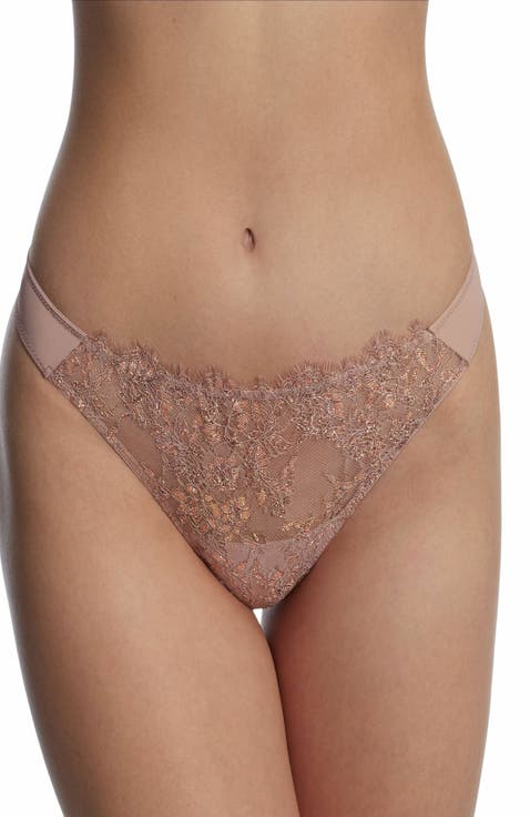 Entice Lace Front Thong