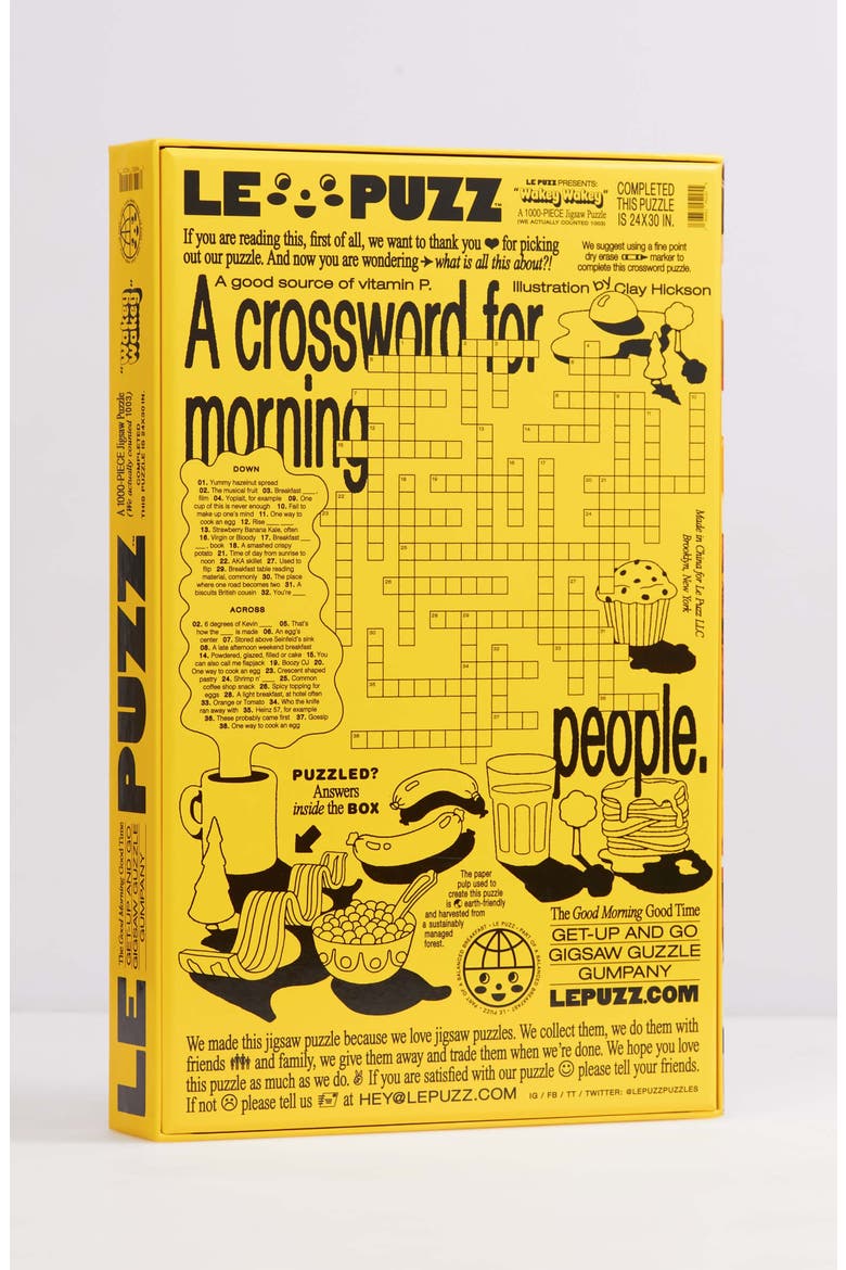 Wakey Wakey 1000-piece Jigsaw Puzzle, Alternate, color, Yellow