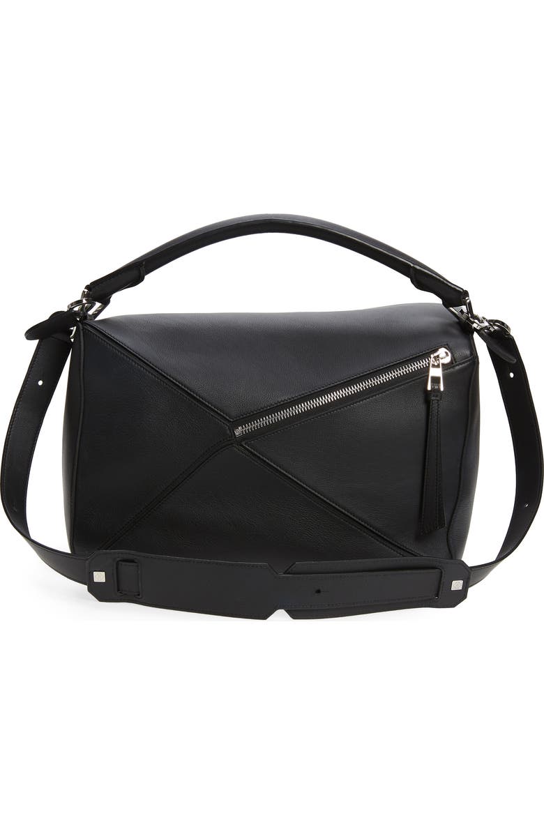 Loewe Large Puzzle Leather Bag, Alternate, color,