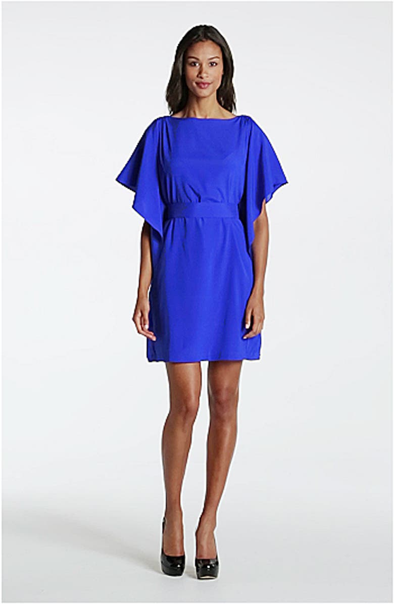 Suzi Chin for Maggy Boutique Tie Waist Silk Dress, Alternate, color,