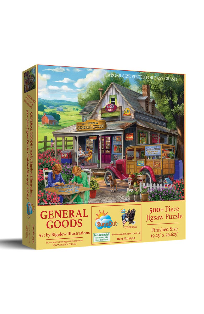 Sunsout General Goods 500 piece Jigsaw Puzzle for Adults Large Pieces, Main, color, Multicolor