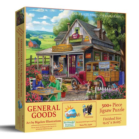 General Goods 500 piece Jigsaw Puzzle for Adults Large Pieces