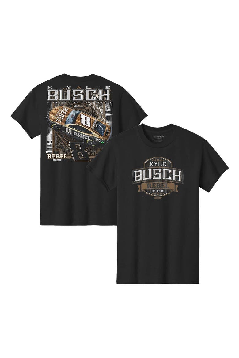 Men's Richard Childress Racing Team Collection  Black Kyle Busch #8 Rebel T-Shirt, Alternate, color, Black