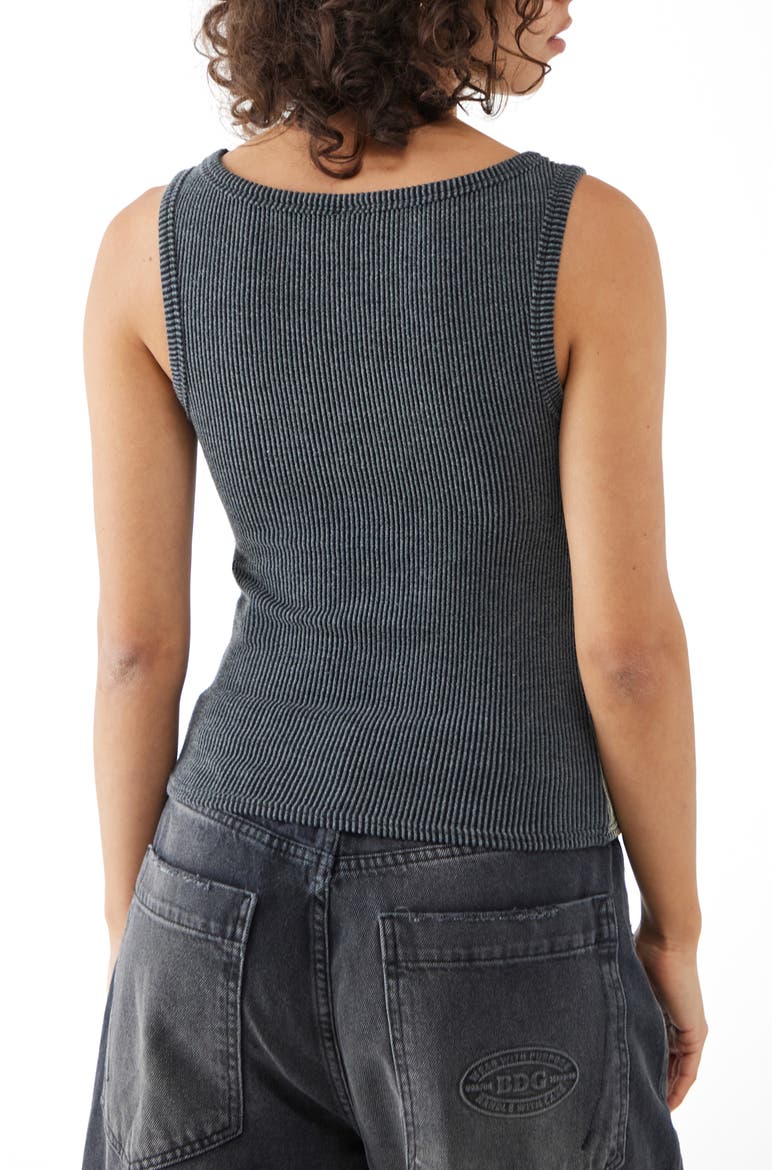 Mono Photo Rib Tank, Alternate, color, BLACK
