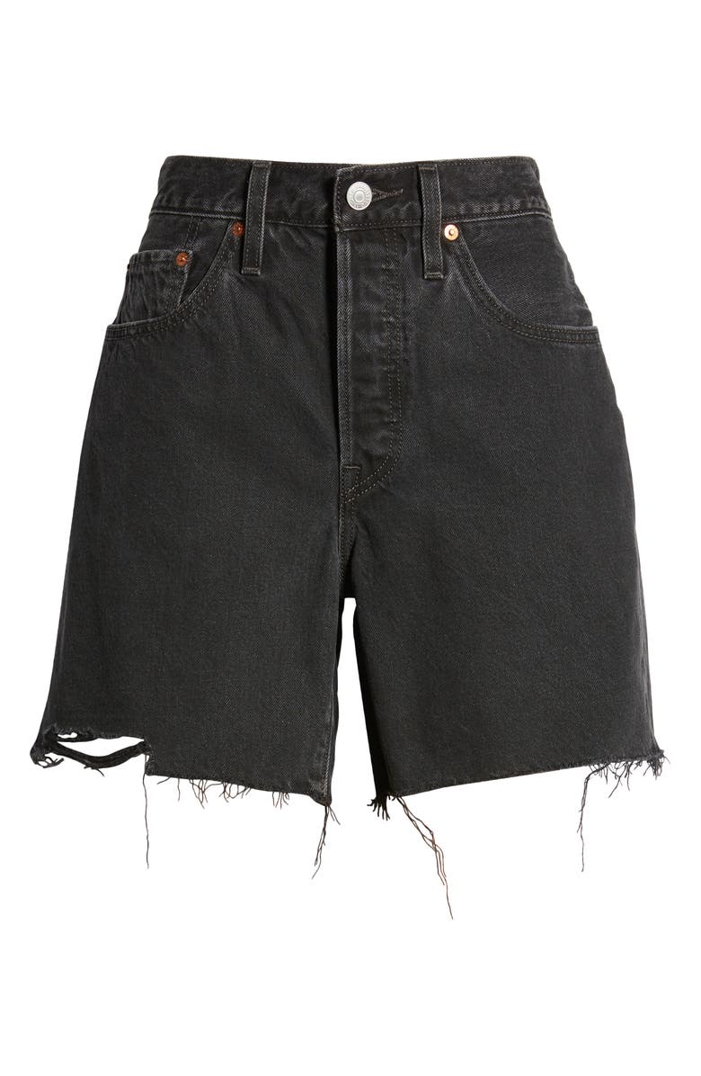 Levi's<sup>®</sup> 501<sup>®</sup> Original Mid Thigh Cutoff Denim Shorts, Alternate, color,