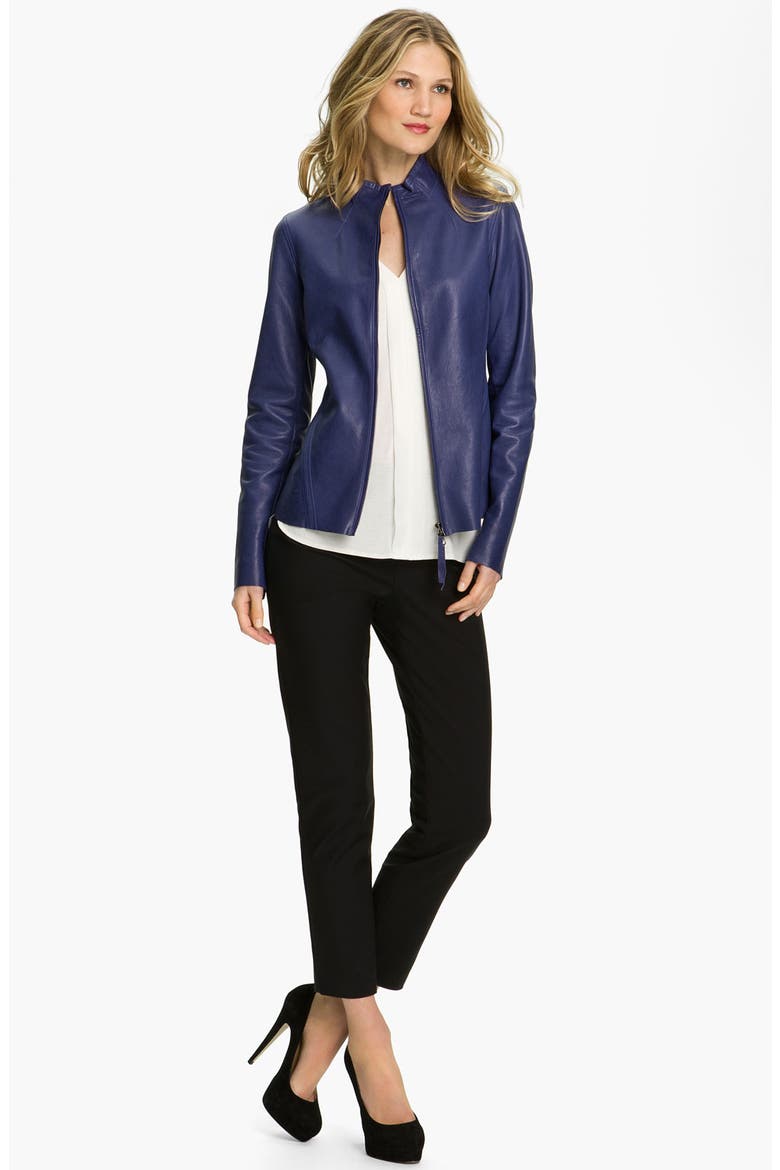 'Chloe' Cigarette Pants, Alternate, color, BLACK