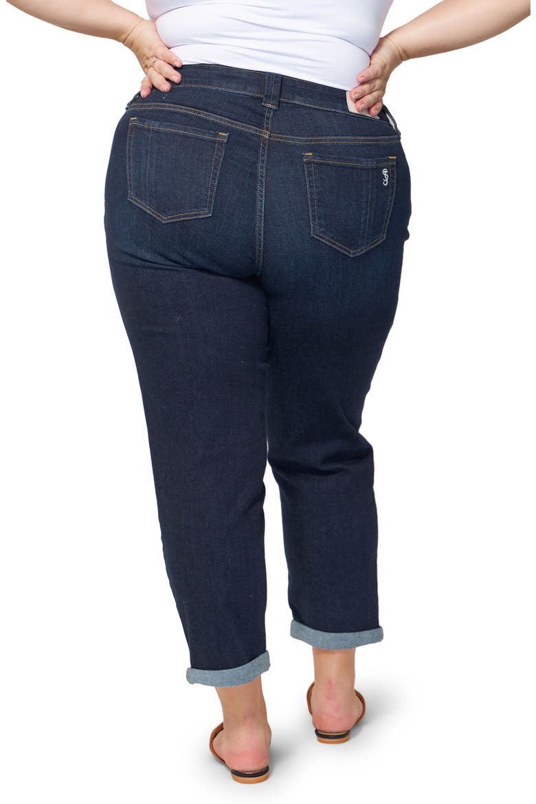 Rolled Cuff Jeans, Alternate, color, AMBER