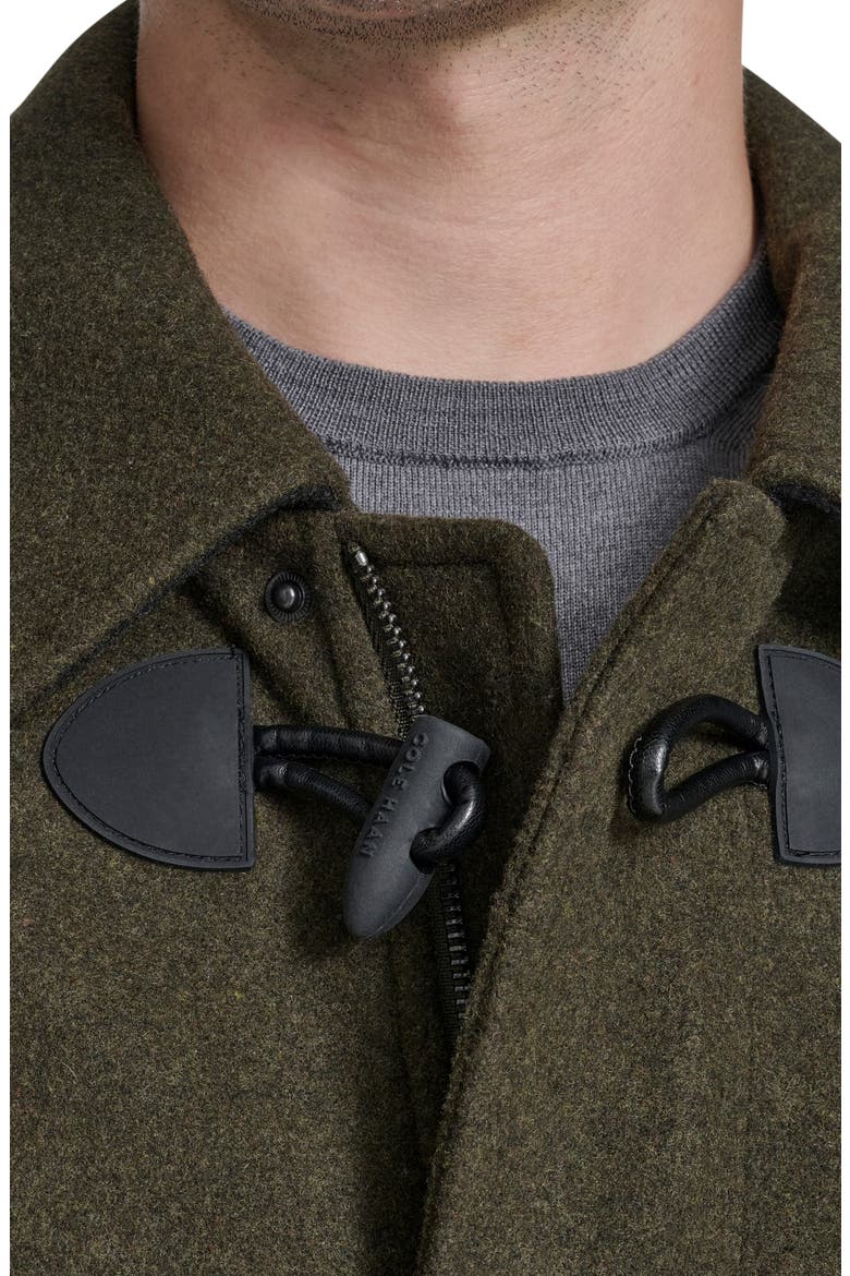 Water Repellent Duffle Coat, Alternate, color, OLIVE