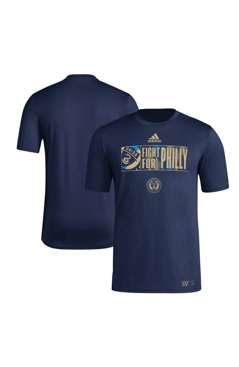 adidas Men's adidas Navy Philadelphia Union 2024 Jersey Hook AEROREADY T-Shirt, Alternate, color, Navy