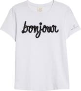 Cinq à Sept Sequin Shrunken Tee