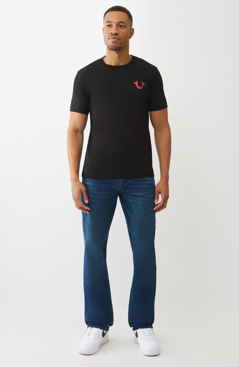 True Religion Tourist Graphic T-Shirt, Alternate, color, Jet Black