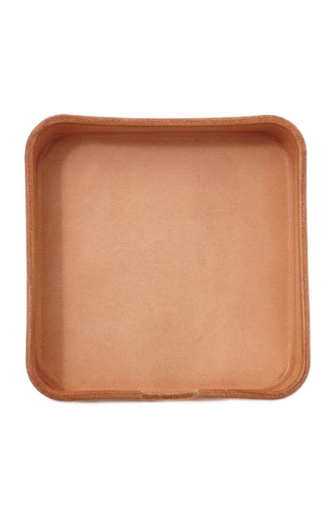 Kobon Leather Square Tray