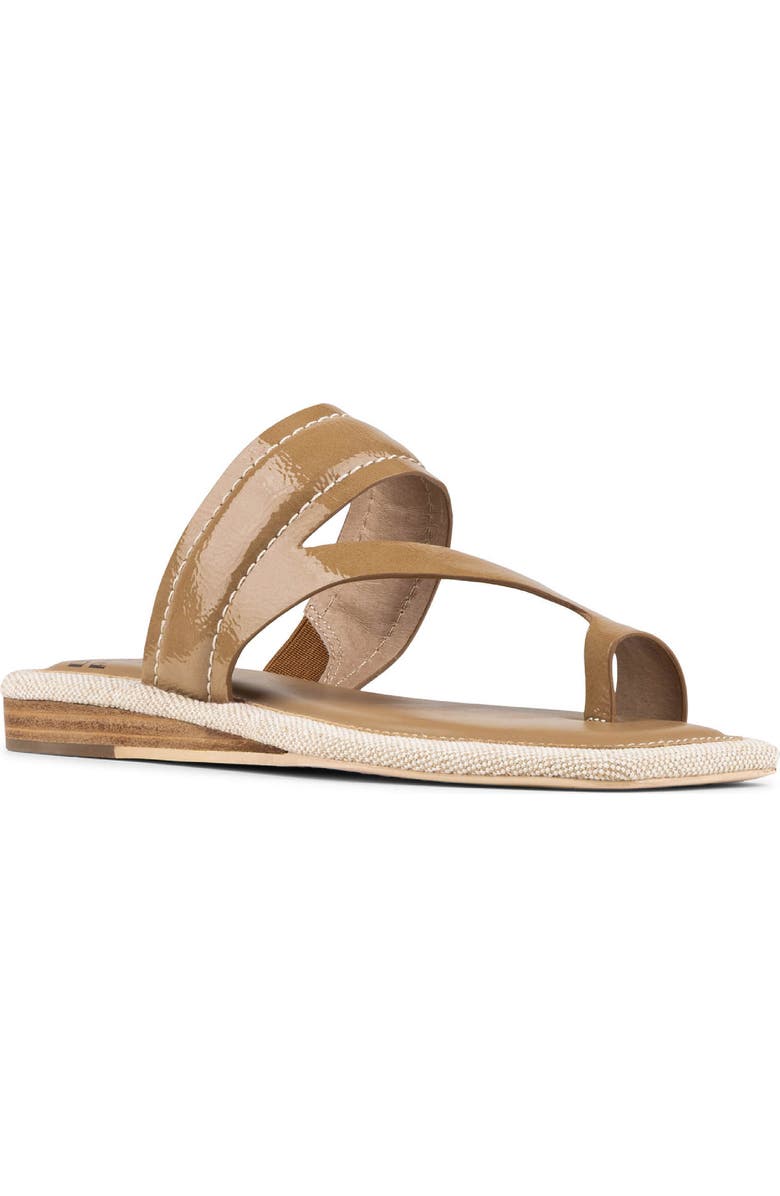 Donald Pliner Wedge Toe Loop Sandal, Main, color, Tobacco