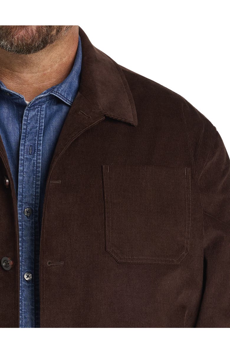 True Nation by DXL Corduroy Chore Coat, Alternate, color, 