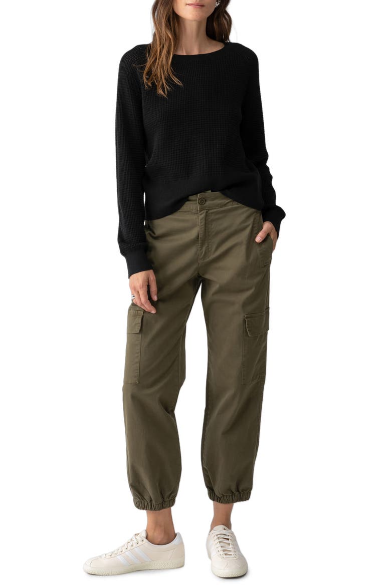 Take Over Stretch Cotton Cargo Joggers, Alternate, color, KALAMATA