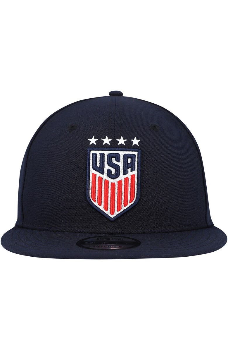 New Era Men's New Era Navy USWNT Team Basic 9FIFTY Snapback Hat, Alternate, color, Navy