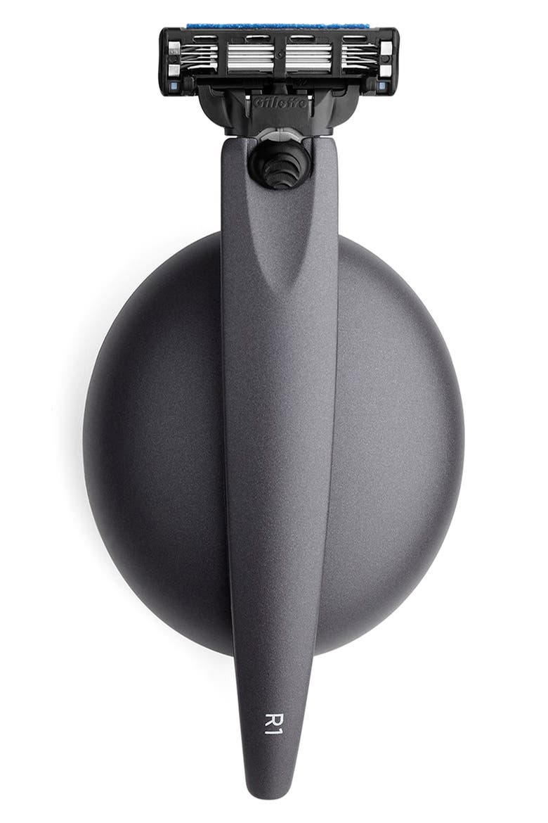 R1 Matte Razor and Stand Set, Alternate, color, GREY