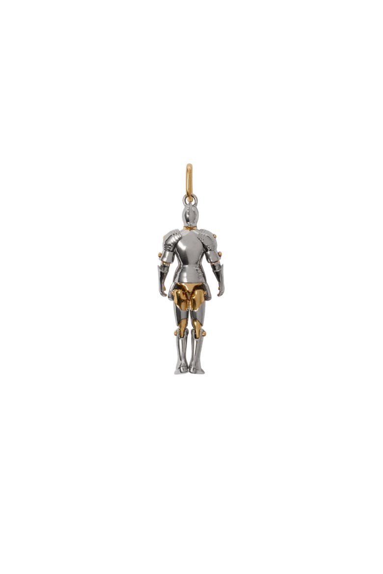 Knight Charm, Alternate, color, Silver
