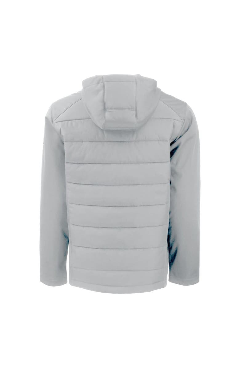 Cutter & Buck Men's Cutter & Buck  Gray UTSA Roadrunners Evoke Hybrid Eco Softshell Recycled Full-Zip Hoodie, Alternate, color, 