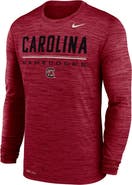 Nike Men's Nike Garnet South Carolina Gamecocks Sideline Velocity Dri-FIT Long Sleeve T-Shirt