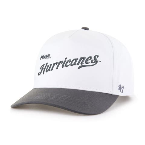 Men's '47  White Miami Hurricanes Two-Tone Hitch Adjustable Hat