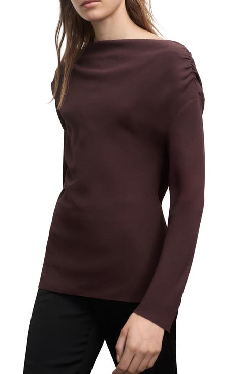 Asymmetric Long Sleeve Top