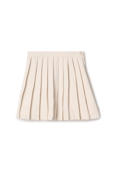 Velvet Pleated Invisible Zipper Skirt (Little Kid & Big Kid)