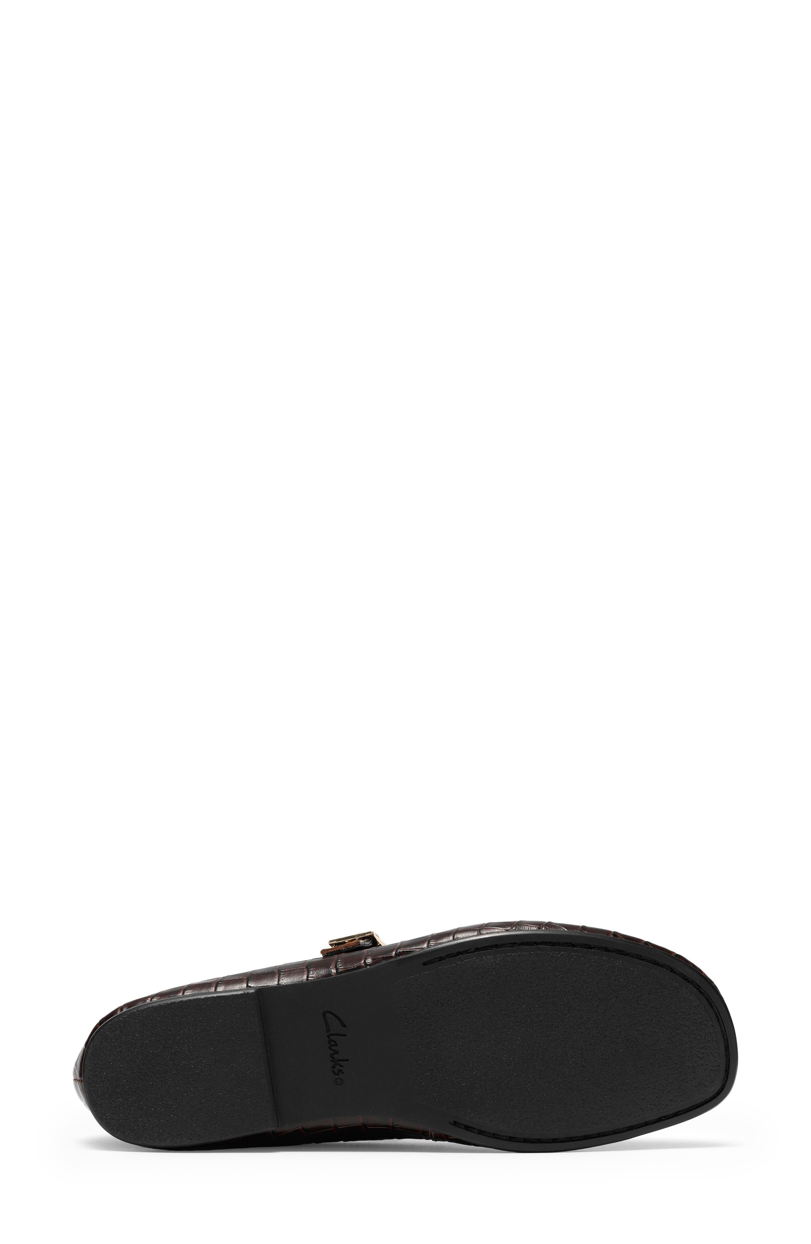 Livia Jane Leather Mary Jane Flat, Alternate, color, DARK BROWN CROC
