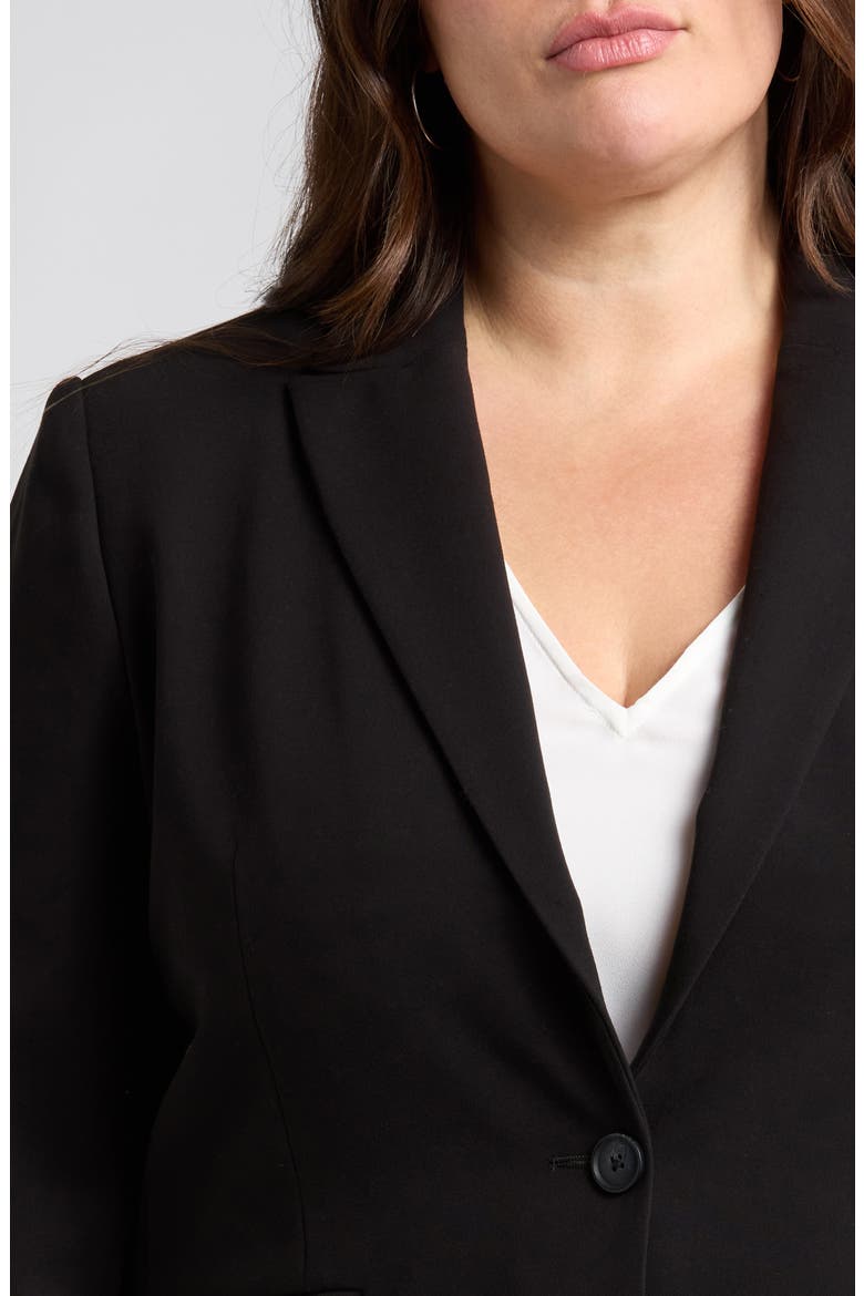 The Ingrid Classic Fit Blazer, Alternate, color, BLACK