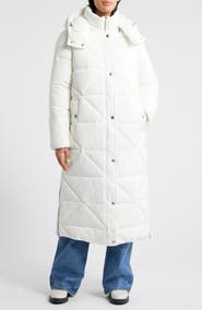 Sam Edelman Quilted Puffer Coat with Removable Hood