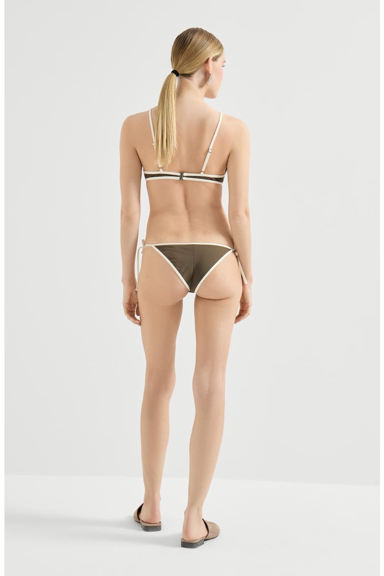 Bikini top with monili, Alternate, color, Military