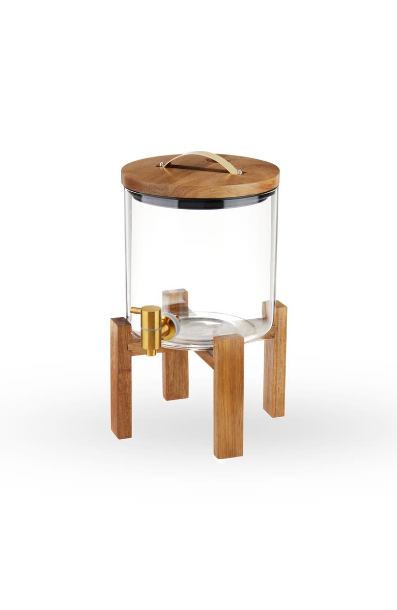 TWINE Modern Manor Drink Dispenser, Alternate, color, Brown