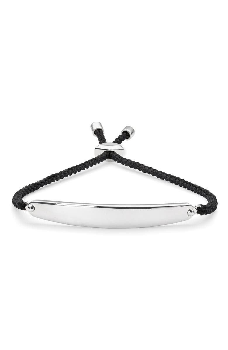 Kendra Scott Mattie Bar Corded Slider Bracelet, Main, color, 