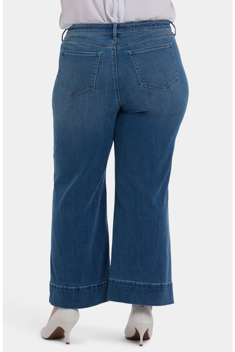 Teresa Ankle Wide Leg Jeans, Alternate, color, STILLWATER LAKE