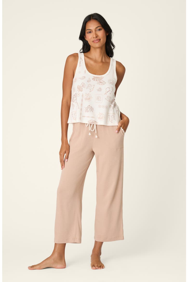 Palms Away Crop Wide Leg Pants, Alternate, color, WARM TAUPE