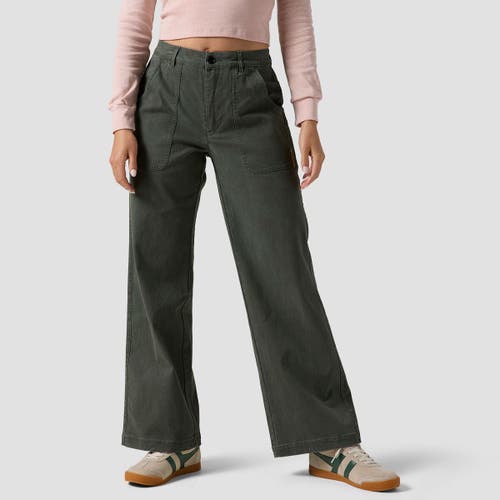 Backcountry Venture Wide Leg Pant In Green