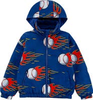 CALONIE Kids' Max Rain Water Repellent Reversible Windbreaker