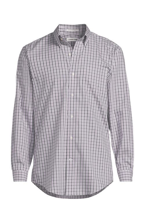 Lands' End Traditional Fit Solid No Iron Supima Pinpoint Buttondown Collar Dress Shirt In Multi