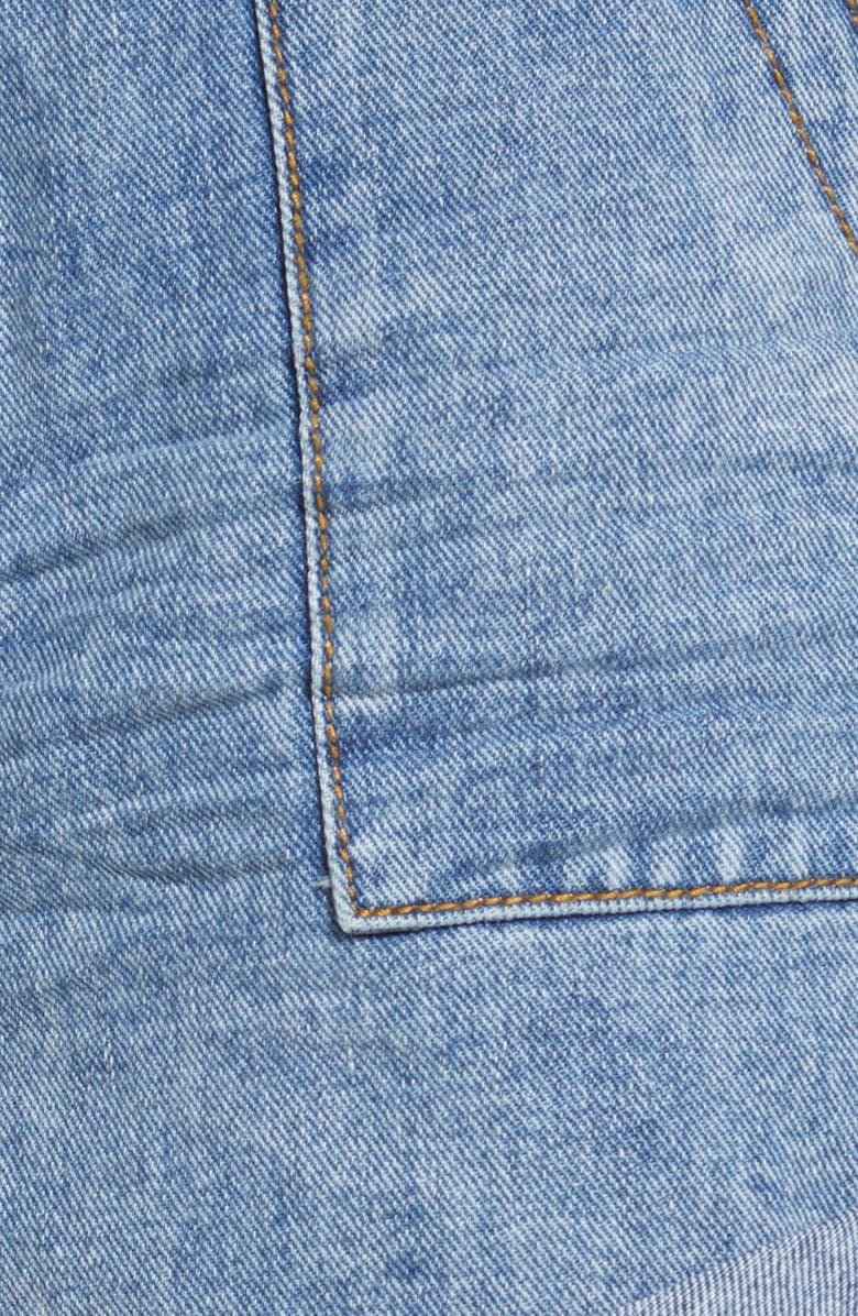 One Teaspoon Shabby Bandits Drawstring Denim Shorts, Alternate, color, 