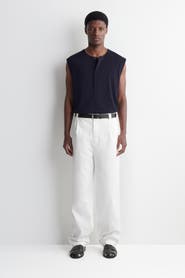 COS Cotton Henley Tank Top
