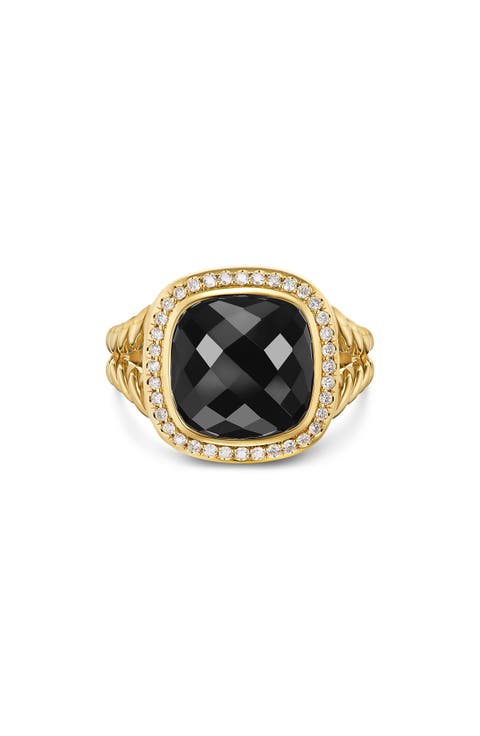 Albion Ring in 18K Yellow Gold with Diamonds