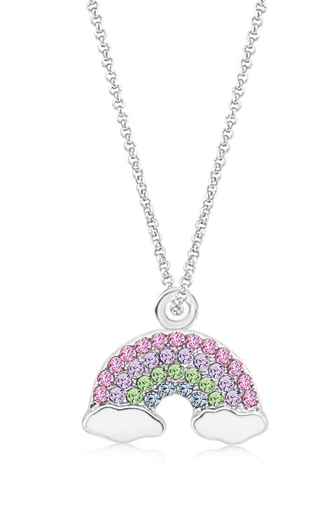Rainbow Crystal Pendant Necklace