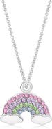 Chanteur Rainbow Crystal Pendant Necklace