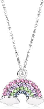 Chanteur Rainbow Crystal Pendant Necklace