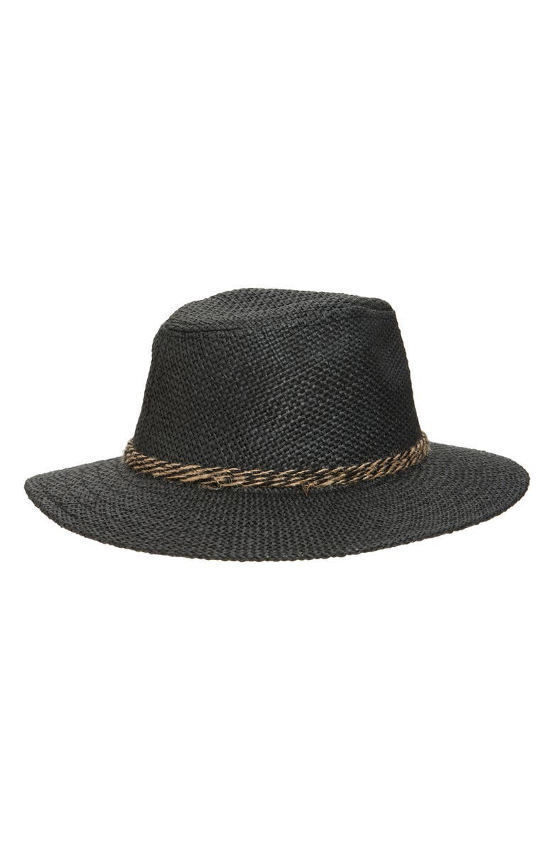 NORDSTROM RACK Braided Trim Panama Hat, Alternate, color,