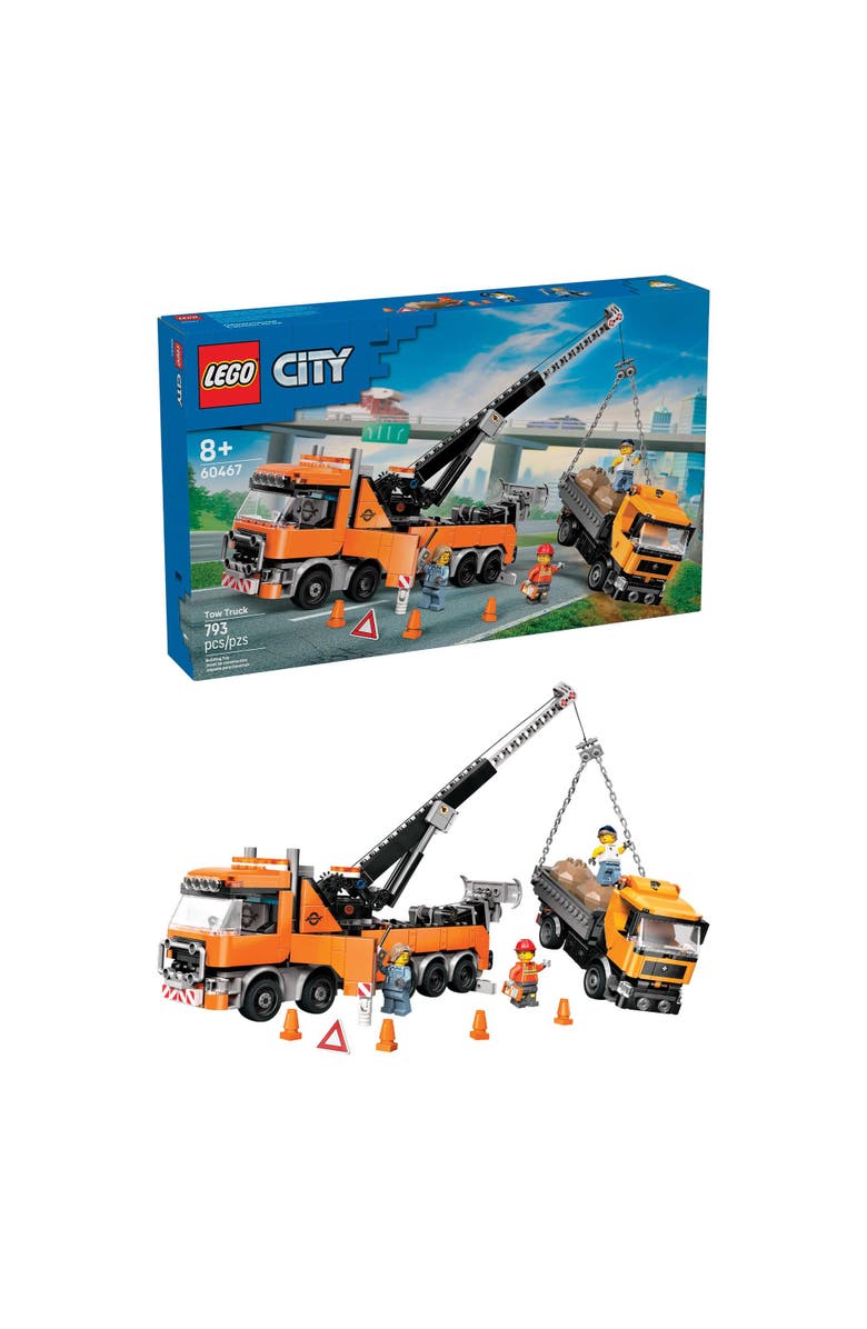 LEGO <sup>®</sup> City Heavy-Duty Recovery Tow Truck with Crane - 60467, Main, color, Multicolored