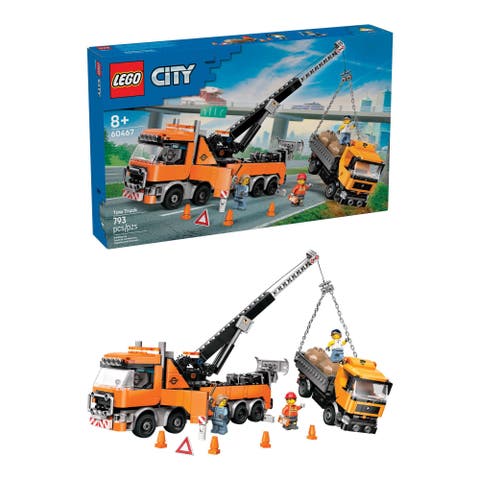 ® City Heavy-Duty Recovery Tow Truck with Crane - 60467