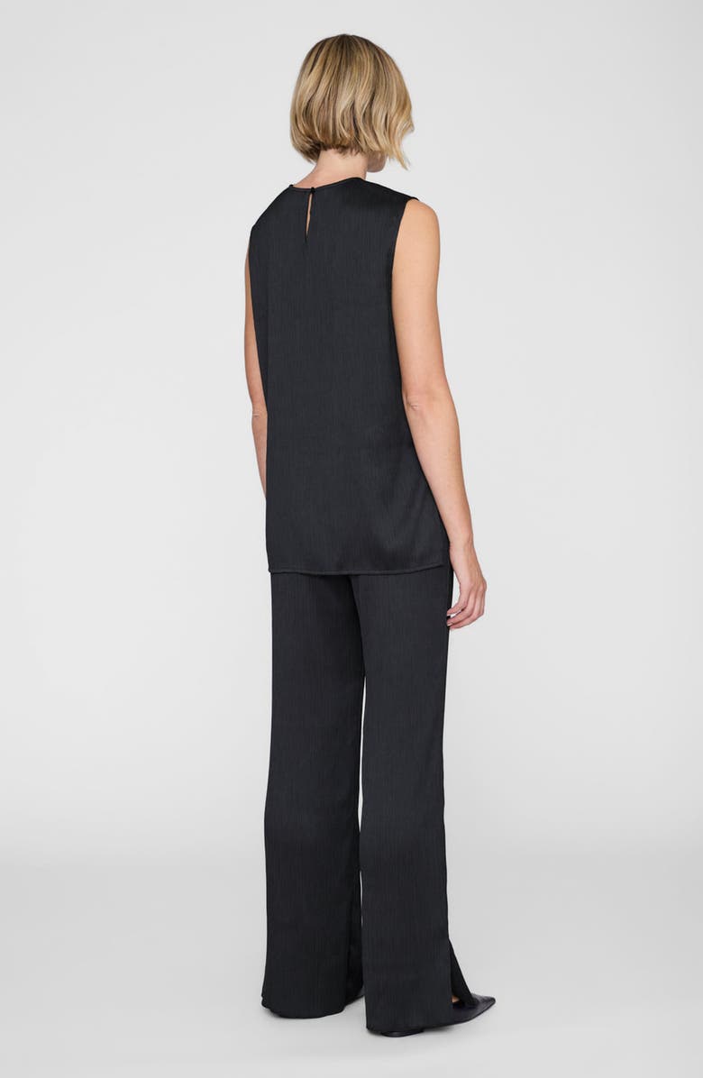 ANINE BING Malia Top, Alternate, color, Black