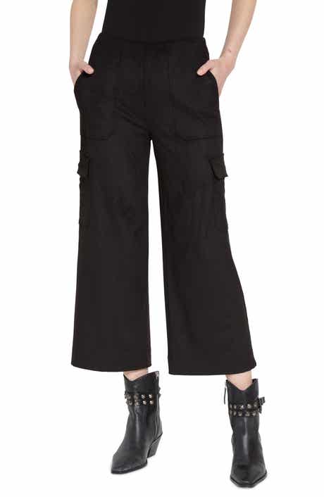 Lysse Anita Faux Suede Crop Cargo Pants